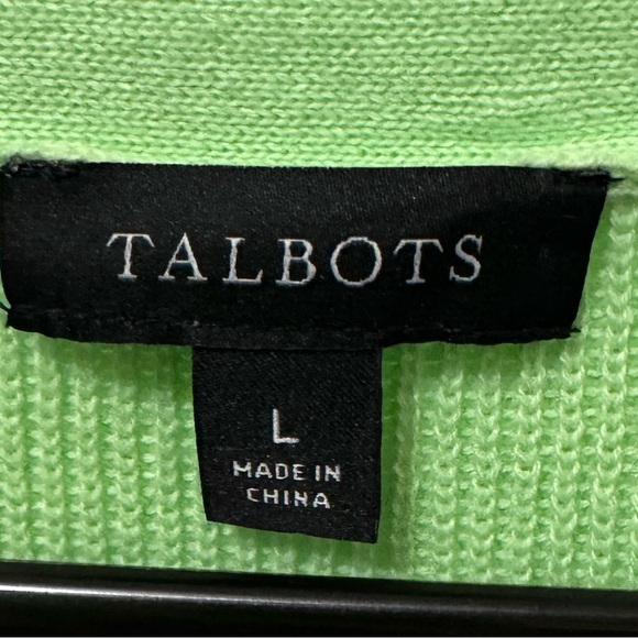 Talbots Women's Green Cardigan Sweater Size Large - Picture 3 of 4